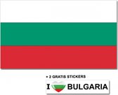 Bulgaarse vlag + 2 gratis stickers