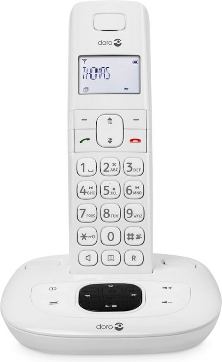 Doro Comfort 1015 - Single DECT telefoon - Antwoordapparaat - Wit