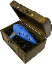 Songbird Zelda Ocarina of Time - 12 Holes - Ceramic - C Major (Tenor) + Chest & Songbook