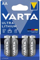 Varta Ultra Lithium AA Batterijen - 4 stuks