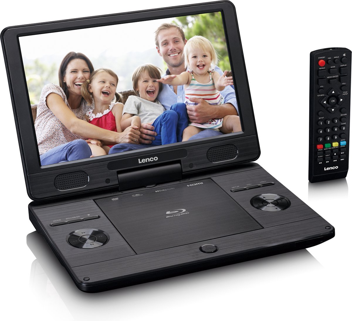 Lenco BRP-1150BK - Draagbare 11.5" Blu-ray - DVD speler met USB en SD,  zwart | bol.com