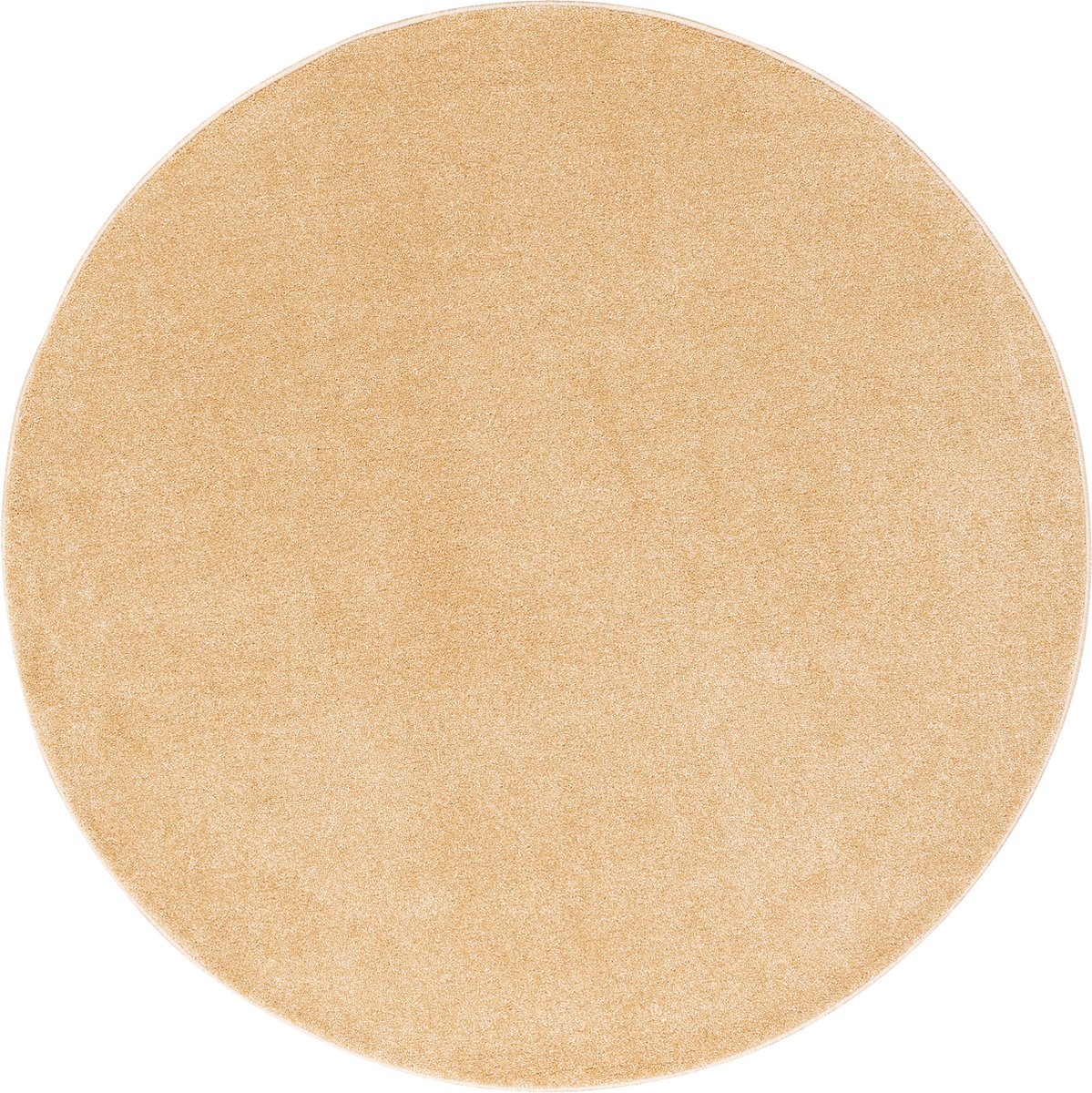 Pergamon Luxe zacht velours vloerkleed Verona rond Beige