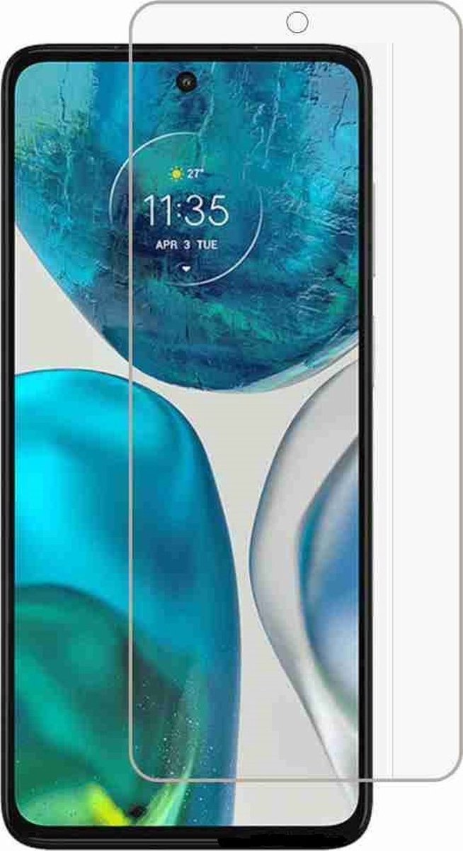 LuxeBass Screenprotector geschikt voor Motorola Moto G82 - Tempered Glas - glas scherm - bescherming