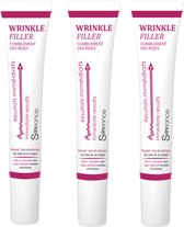 Wrinkle Filler, Anti-rimpel Serum - 3-pack - Rimpelcrème met Liftend en Verstevigend Effect - Anti-wallen, Kraaienpootjes en Expressierimpels - 3x15ml