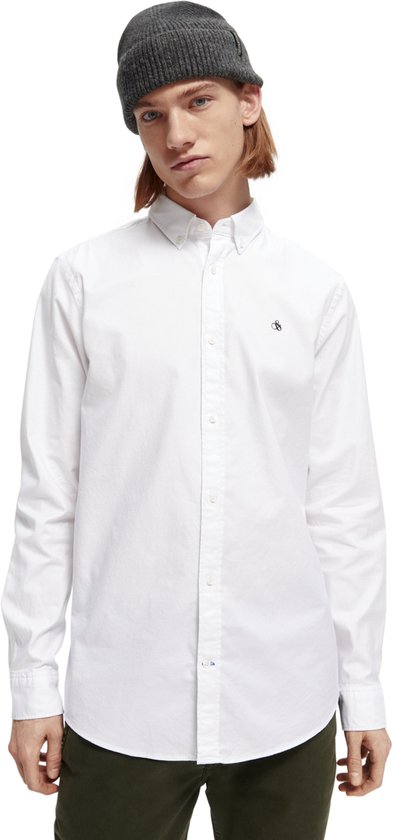 Overhemd Organic Oxford Regular Fit Shirt White (165315 - 0006)