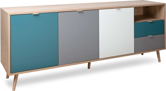 Finori - Buffet - Multicolore - 180x40x71 cm