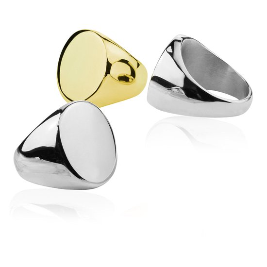 Bagues Femme - Ring Homme - Bagues Homme - Ring Femme - Ring Homme - Chevalière Homme - Chevalière - Argenté - Vindi