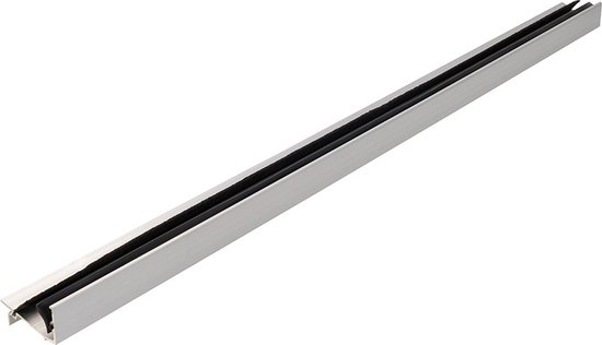 Fixman Tochtstrip - tochtwering - zilver - aluminium - 91 x 5,2 cm - deur tochtstopper