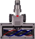 Elektrische Turbo Fluffy Floor Roller Borstel Tocmoc Hoofd Voor Dyson V8 V7 V10 V11 Stofzuiger Borstel Onderdelen Accessoires Met Led Verlichting
