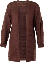 YESTA Valeriya Vest - Red Brown - maat 0(46)