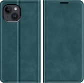 Cazy Wallet Magnetic Hoesje geschikt voor iPhone 14 - Groen