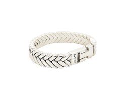 Josh 03506-BRA-S/L-1 - Heren - Armband - Zilver - 21.5 CM