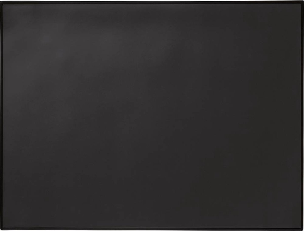 DURABLE Schrijfonderlegger Met Decoratieve Groef – 650 X 520 Mm, Zwart, Antislip En Comfortabel Schrijfoppervlak