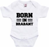 Born in Brabant tekst baby rompertje wit jongens en meisjes - Kraamcadeau - Brabant geboren cadeau 92
