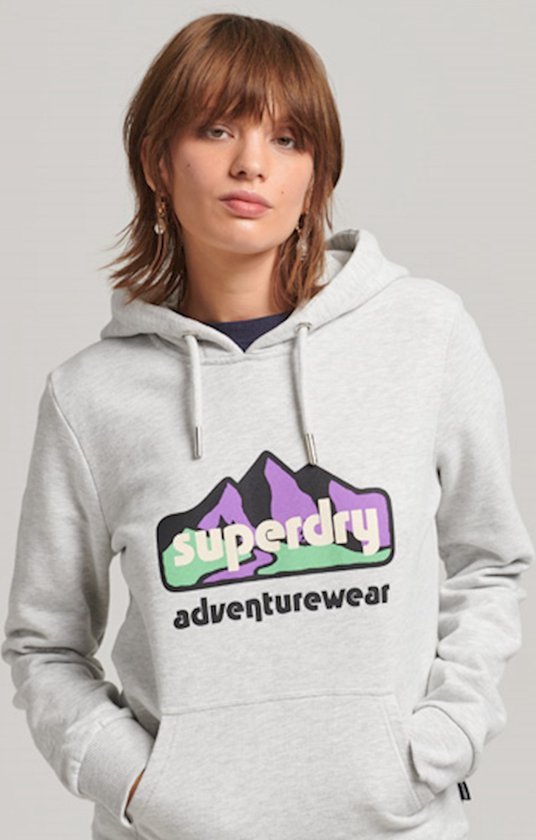 Superdry Dames Trui 90s Terrain hoodie met grafische print