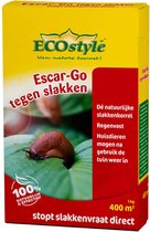 ECOstyle Escar-Go Bestrijdingsmiddel tegen Slakken - Regenvaste Slakkenkorrels - Stopt Slakkenvraat Direct - 400 M² - 1 KG