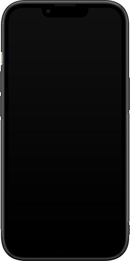 Coque iPhone 13 Pro en verre - Pois marron abstrait - Marron/beige - Hard Case Zwart - Coque arrière pour téléphone - Pois - Casimoda