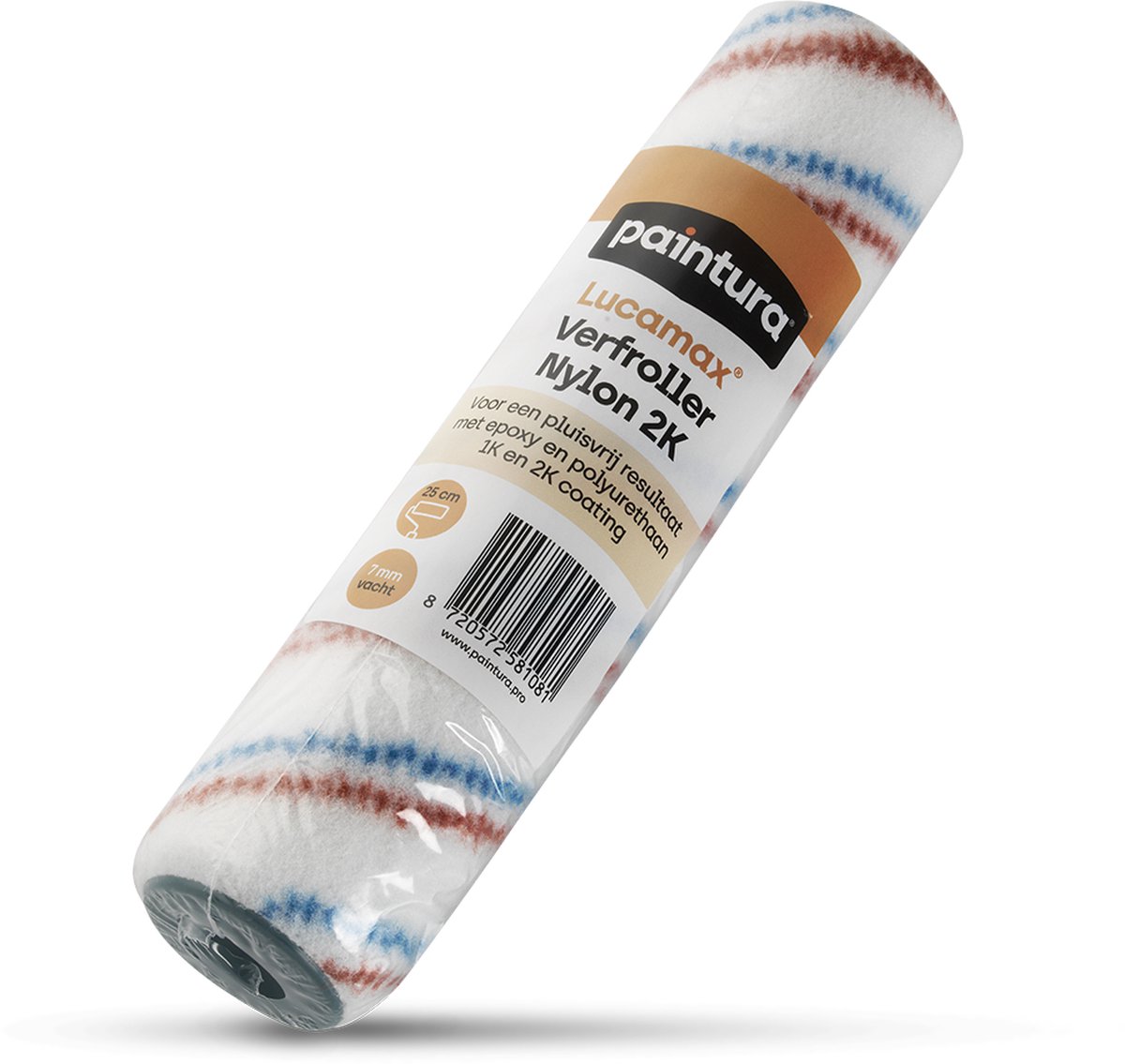 Paintura Lucamax Verfroller Nylon 7mm Voor 2k Epoxy Coatings 25 Cm