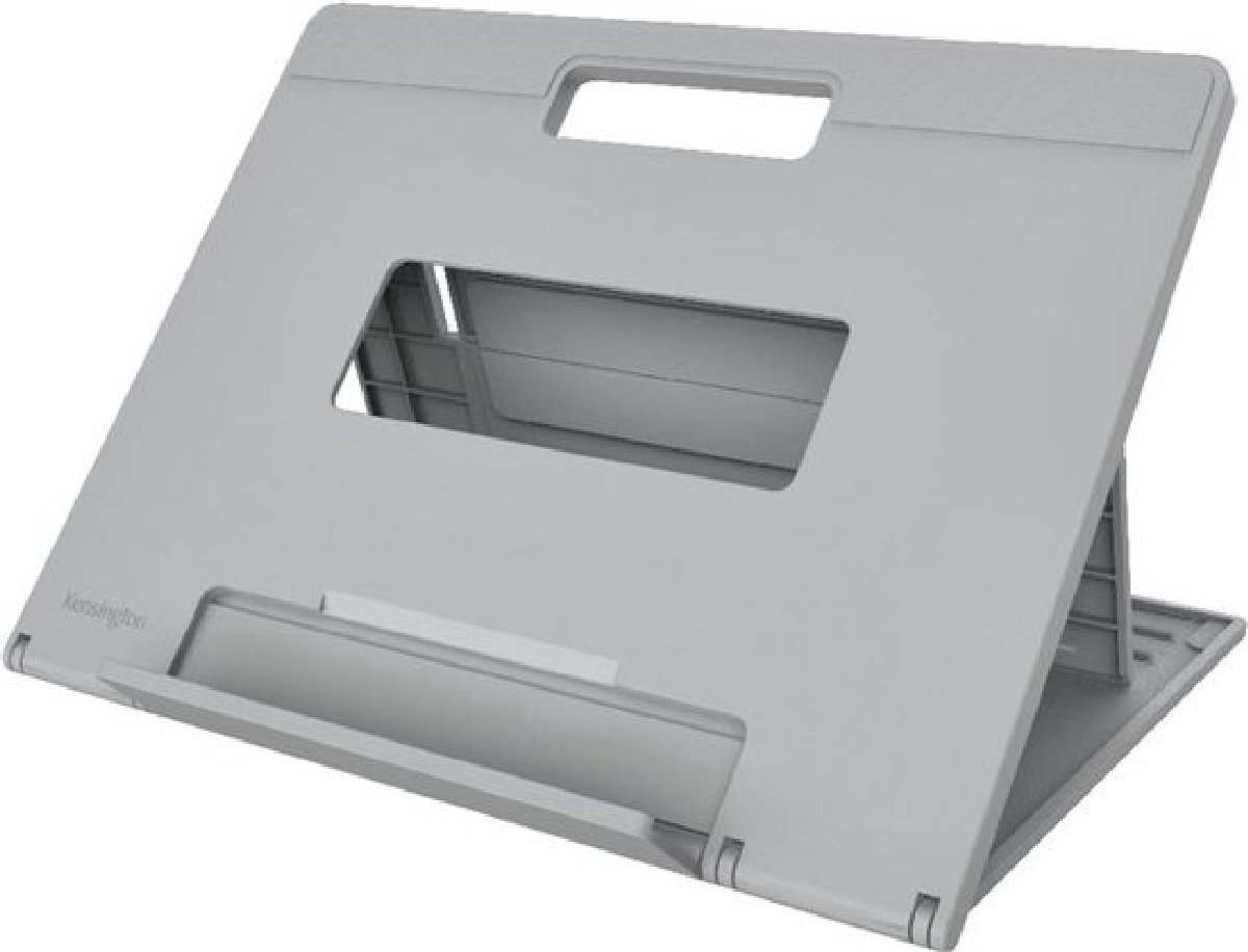 Kensington Easy Riser™ Aluminium Ergonomische Laptopstandaard Met Koelstand K50417ww Draagt Tot 16 Inch Grijs P 1287981