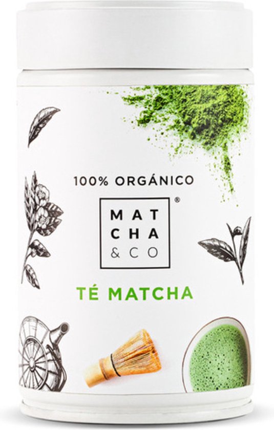Matcha & Co - ceremoniële matcha thee uit Japan - matcha poeder - matcha thee - 100% organisch gecertificeerd - 80gram