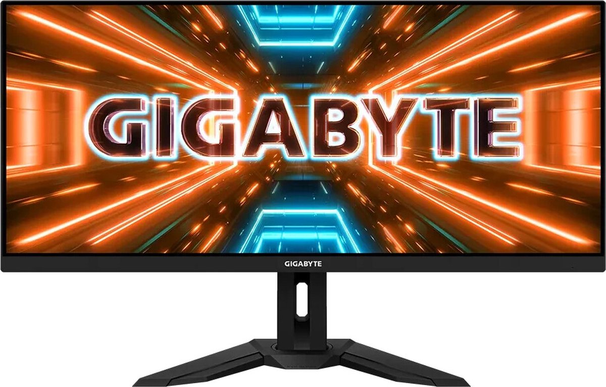 Gigabyte M34WQ - LED-Monitor - 34'' IPS - 3440 x 1440 WQHD - 144Hz - 1 ms - 400 cd/m² - 1000:1 - zwart