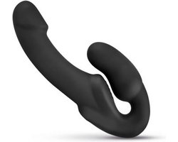 No-Parts - Morgan Strapless Strapon Dildo 22 cm - Zwart - Vrouw - Speeltjes - Moederdag - Strapon - voorbinddildo - Dildo - Vibrator - Penis - Buttplug - Sexy - Tril ei - Erotische - Man - Dames