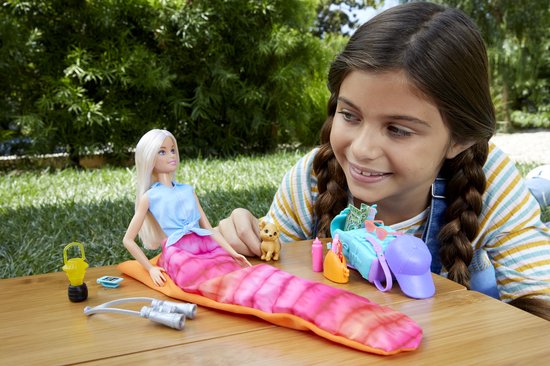 Barbie Camping - Kamperen met Malibu en Brooklyn met accessoires - Pop — afbeelding 5