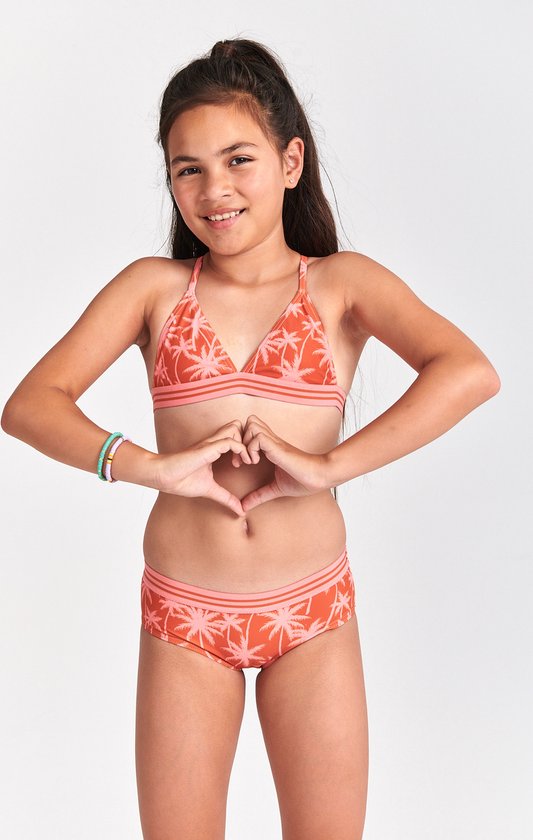 Shiwi LUNA bikini set VACATION PALM - spice route brown - 92