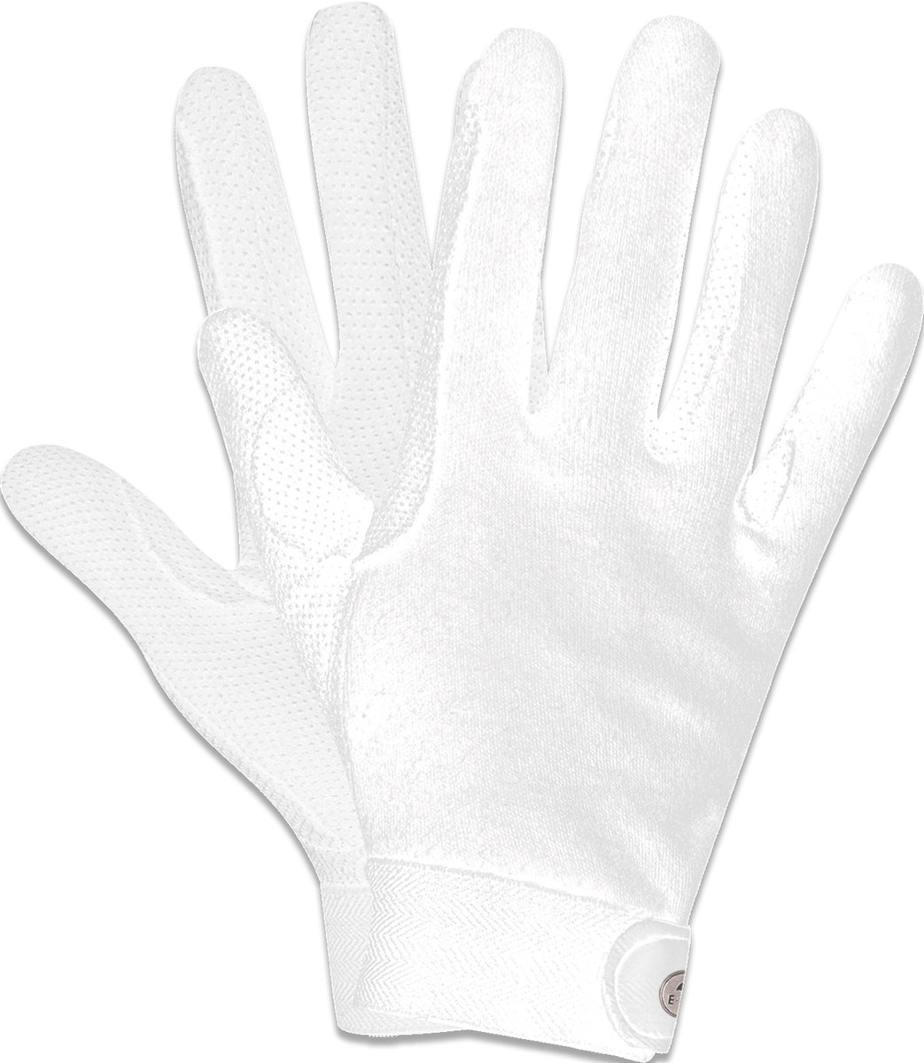 Katoenen handschoenen XS wit basic