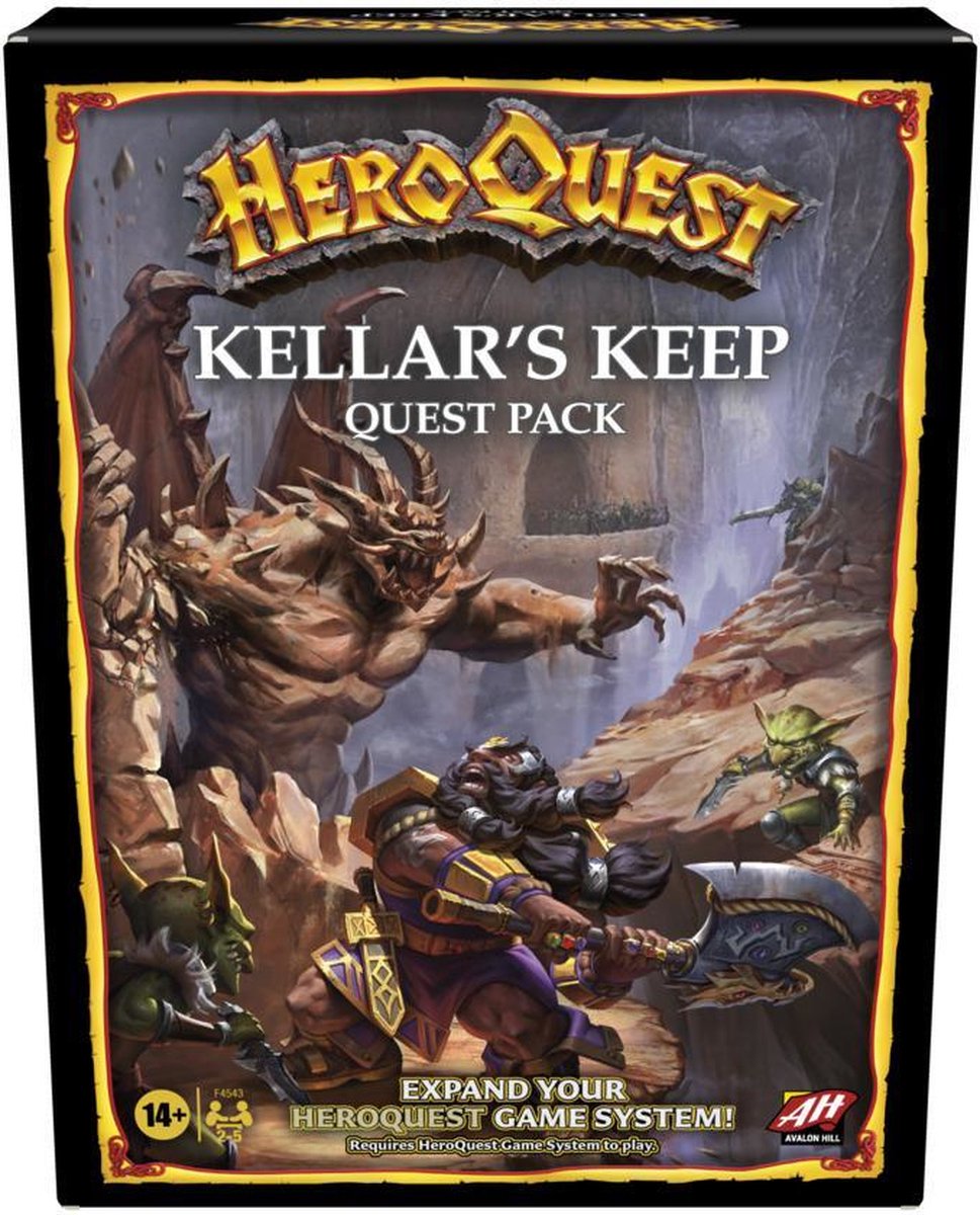 Avalon Hill HeroQuest Kellar's Keep uitbreiding - Gezelschapsspel