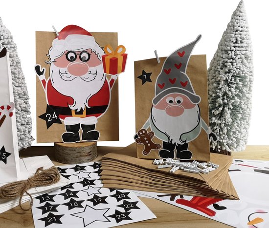 Dies De Découpe Calendrier De L’Avent – 14 Matrices En Acier Pour Créer Des Petites Boîtes Cadeaux !