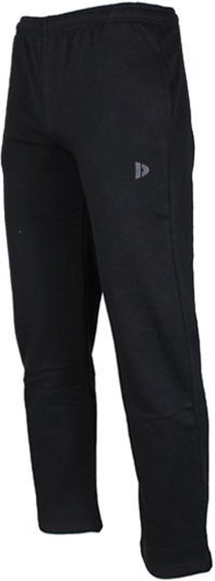 Foto: Donnay joggingbroek rechte pijp dunne kwaliteit nigel sportbroek heren black 020 maat l