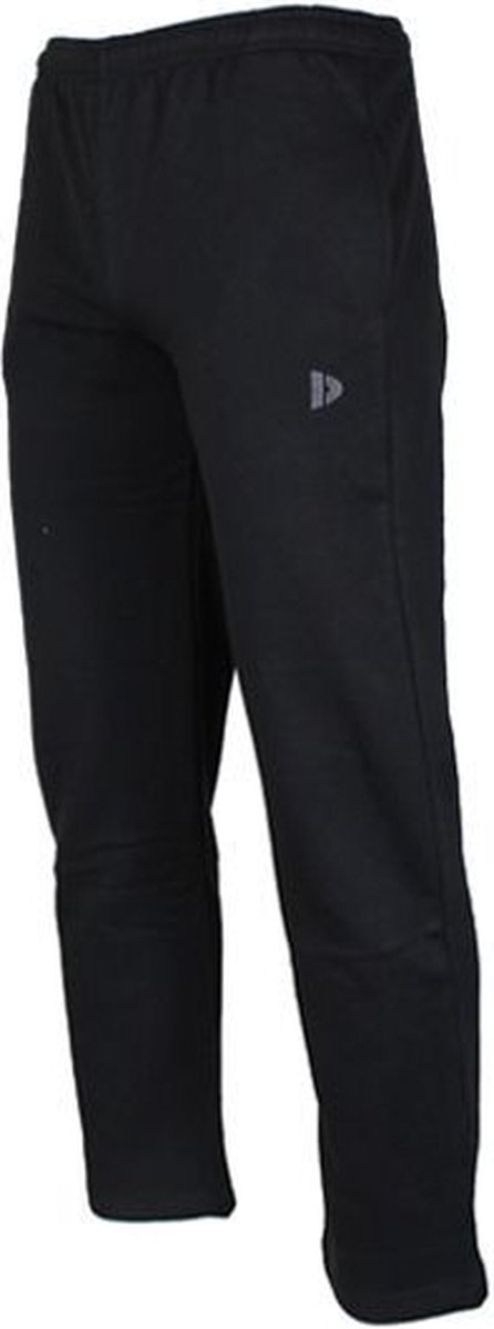 Donnay - Joggingbroek rechte pijp dunne kwaliteit (Nigel) - Sportbroek - Heren - Black (020) - maat L