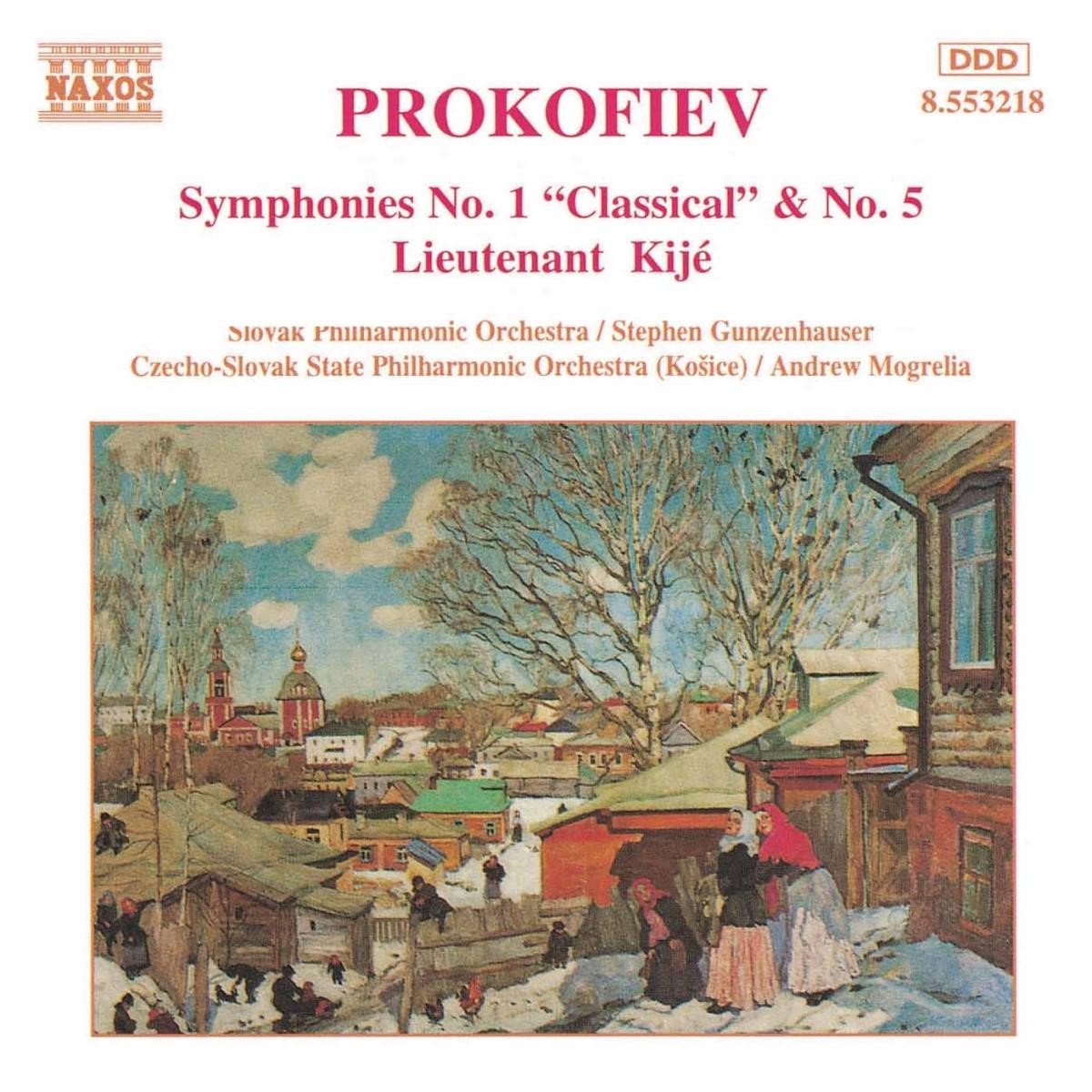 Czecho-Slovak State Philharmonic Orchestra, Andrew Mogrelia - Prokofiev: Symphonies 1 & 5 (CD)
