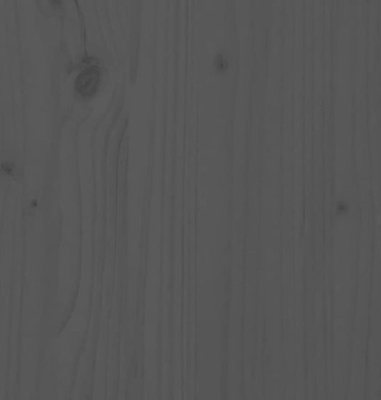 vidaXL Tête de lit Gris 141 x 4 x 100 cm Bois de pin massif