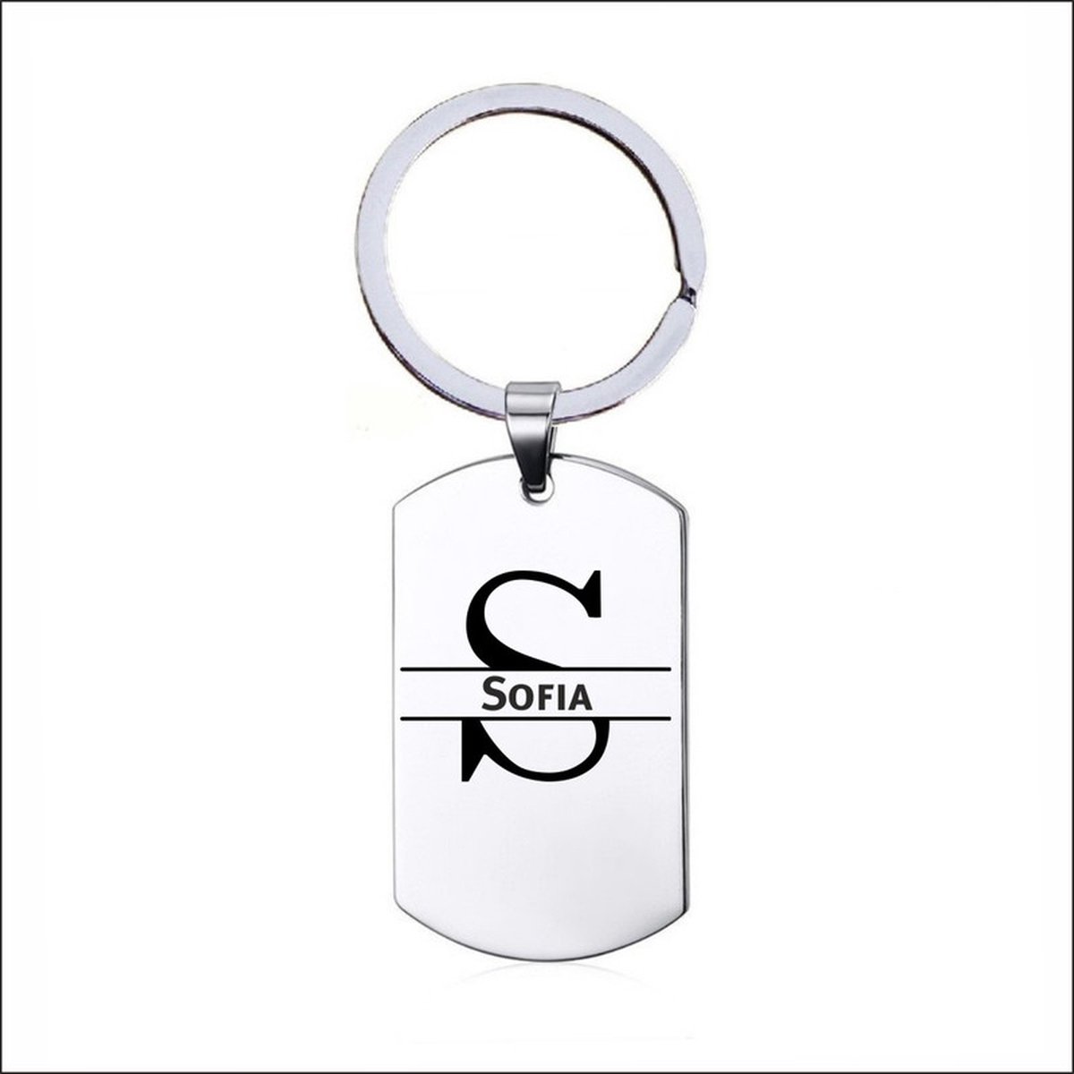 Sleutelhanger RVS Met Naam -  Sofia