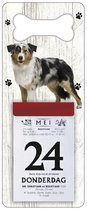 Scheurkalender 2024 Hond: Bordercollie Tricolor