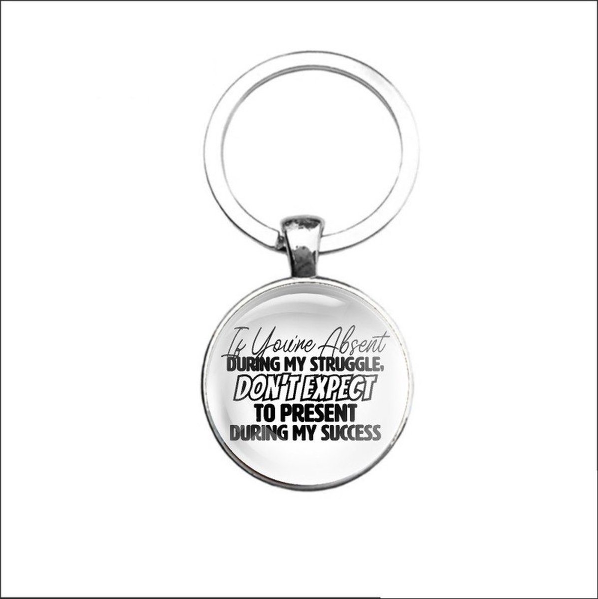 Sleutelhanger Glas - Dont Expect