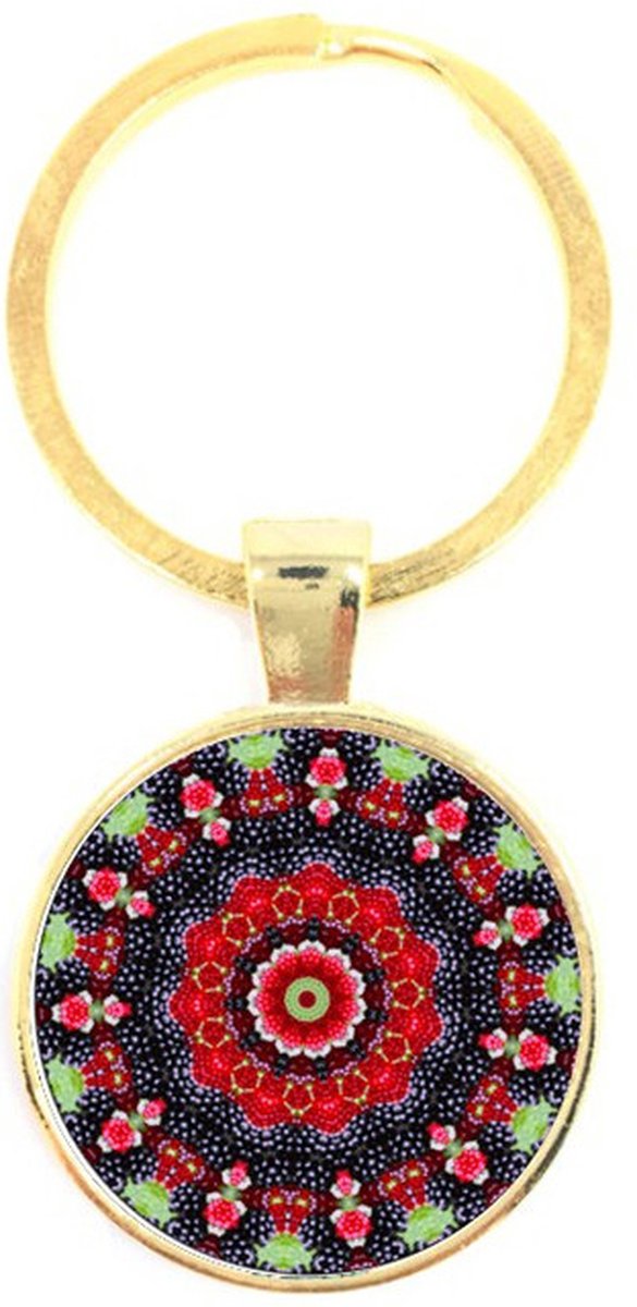 Sleutelhanger Glas - Mandala