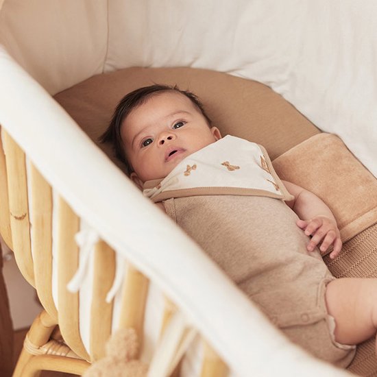 Jollein Slab Bandana Teddy Bear - 2 Pièces - GOTS