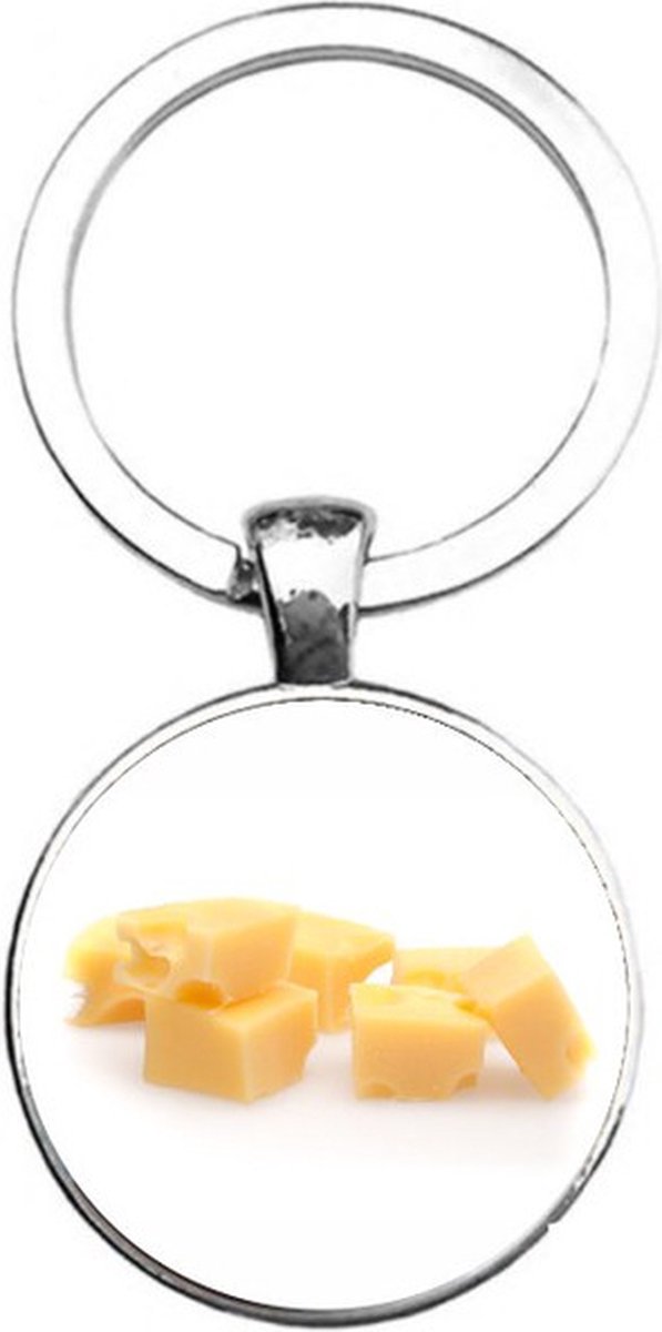 Sleutelhanger Glas - Kaas