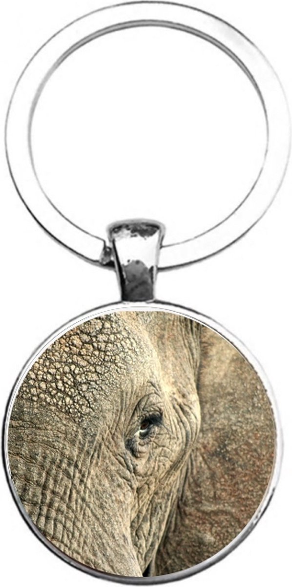 Sleutelhanger Glas - Olifant