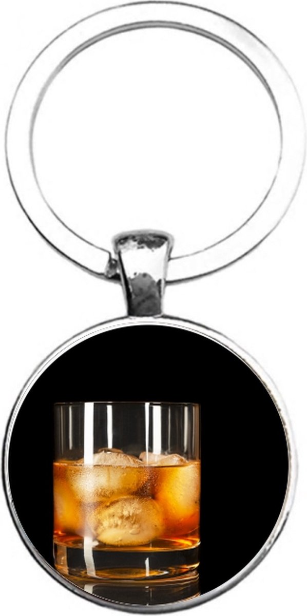 Sleutelhanger Glas - Whiskey