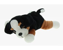 Cornelissen Pluche knuffel dier - Berner Sennen hond - 18 cm - honden speelgoed - cadeau