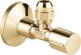 Grohe vanne d'angle compression avec bague d'étanchéité en téflon 1/2x3/8 m poignée en métal cool sunrise