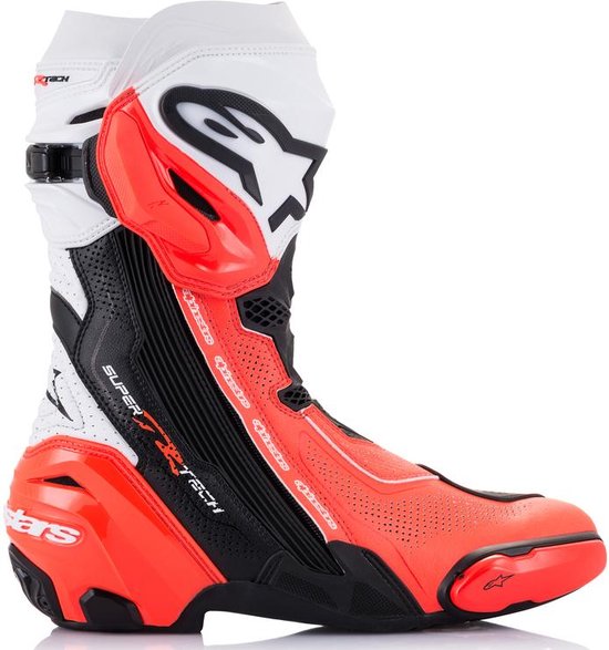 Alpinestars Supertech R Vented 2021 Black White Red Fluo 40 | bol.com