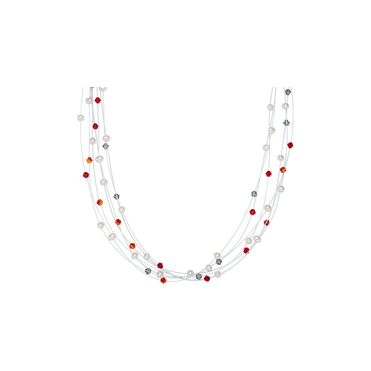 Valero Pearls Parel ketting Sterling zilver Gekweekte zoetwaterparels wit