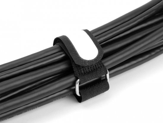 DeLOCK 19606 serre-câbles Attache-câbles à crochets et à boucles Nylon Noir  5 pièce(s)