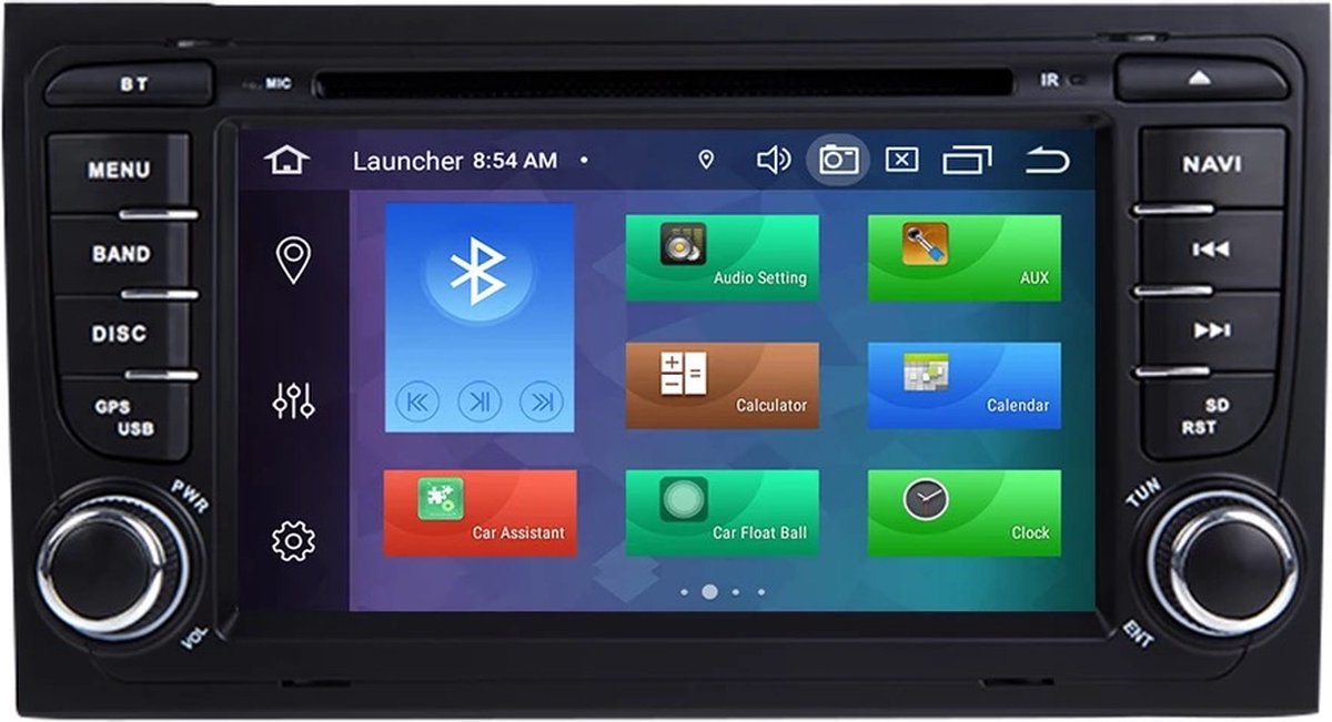CarPlay Audi A4 2000-2008 Android 11 navigatie en multimediasysteem 2+32GB