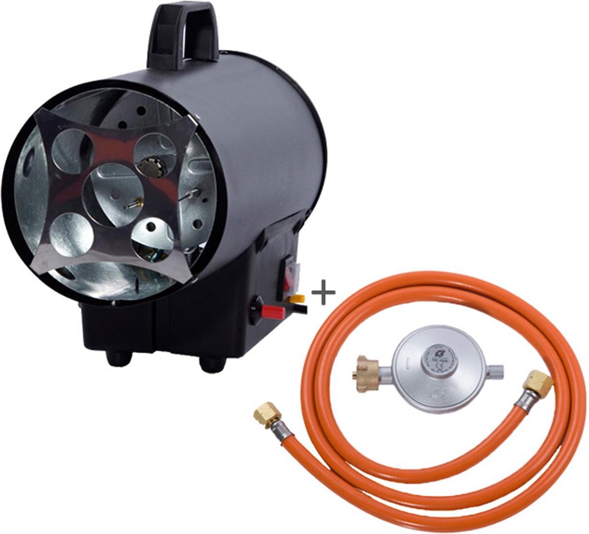 Bol.com FUXTEC Gaskanon FX-GH10 – 10kW 300m3/h IP44 - Heteluchtkanon Warmtekanon Gas aanbieding